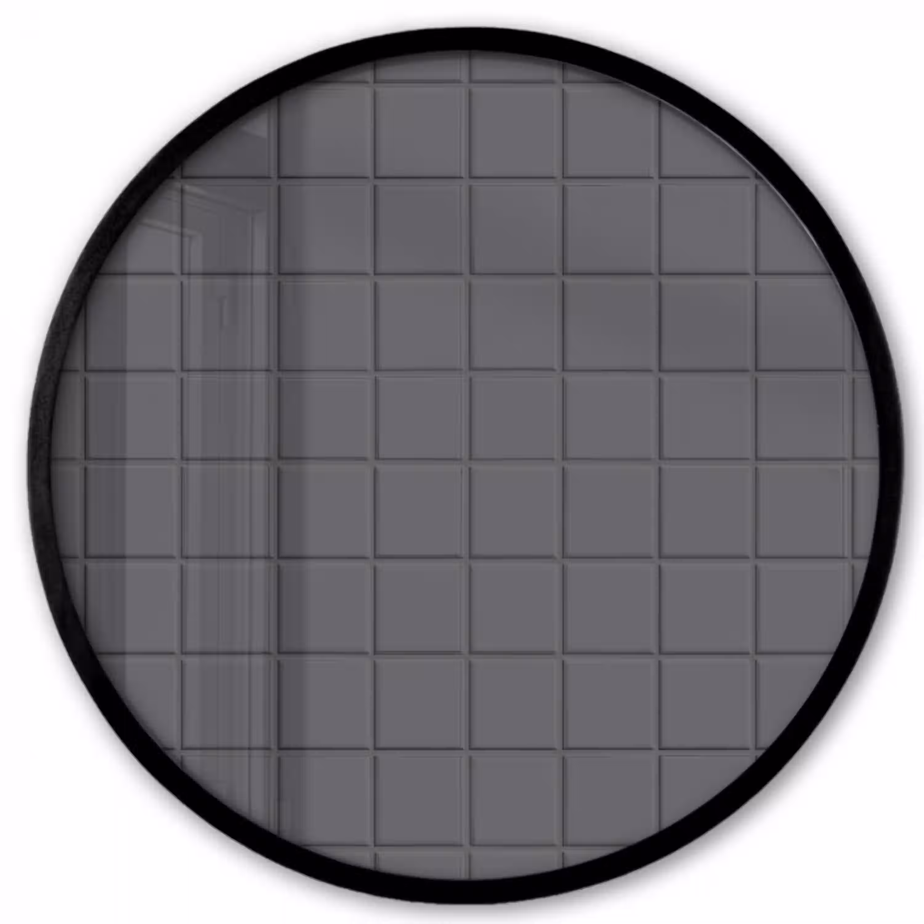 Patroon - Tegel - Grafiet - Grijs Fotolijst rond zonder passe partout klein 856 -3d