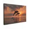 Dolfijnen - Zee - Realistisch canvas 2cm klein -z3d