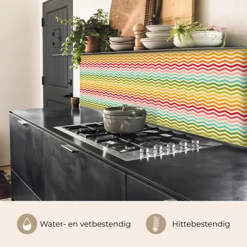 Patroon - Regenboog - Retro keuken achterwand 2 middel 871 -usp_NL