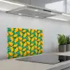 Mango - Patroon - Fruit - Bladeren keuken achterwand spatscherm klein 900 -3d_schuin
