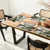 Penseelstreken - Groen - Abstract - Japandi Placemat vinyl groot -zzsfeer4_Kitchenyeah-website