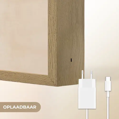 Illustratie - Abstract - Vormen - Rood Light Box met batterij (Wandlamp) middel -USP_websiteoplaadbaarNL