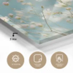 Stengels - Bloemen - Lucht - Wit plexiglas 5mm klein -sfeer2