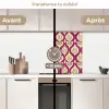 Retro - Floraal - Paars keuken achterwand 2 middel 865 -voor-na2_FR