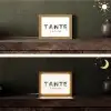 Tante - Lettercollage Light Box met kabel (Tafellamp) klein -sfeer3