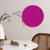 Vloeiend - Olie - Roze - Verf Wandcirkel kunststof plaat 5mm dik klein 188 -sfeer4