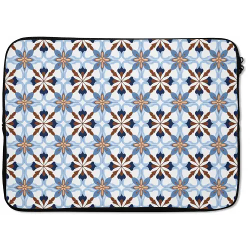 Ornament - Tegel - Kleurrijk laptophoes neopreen klein 279 -zkaufland3dotto