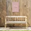 Oma's Tuin met Hart Tuinposter op houten frame 2 cm dik klein -sfeer4