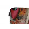 Vrouw - Kauwgom - Graffiti - Love laptophoes neopreen klein -detail