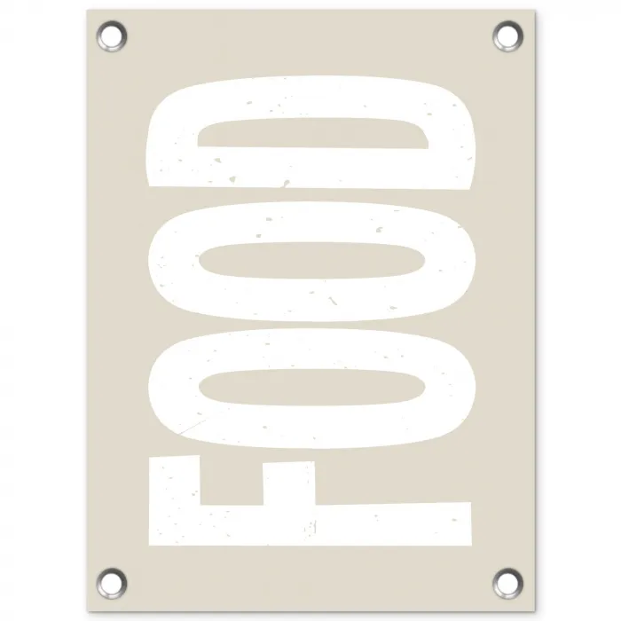 Food - Eten - Decoratie - Japandi tuinposter los doek klein -3d