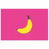 Banaan - Geel - Fruit poster papier klein -3d