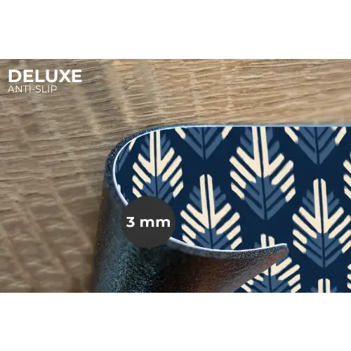 Modern - Patroon - Blauw Placemat vinyl groot 368 -closeup