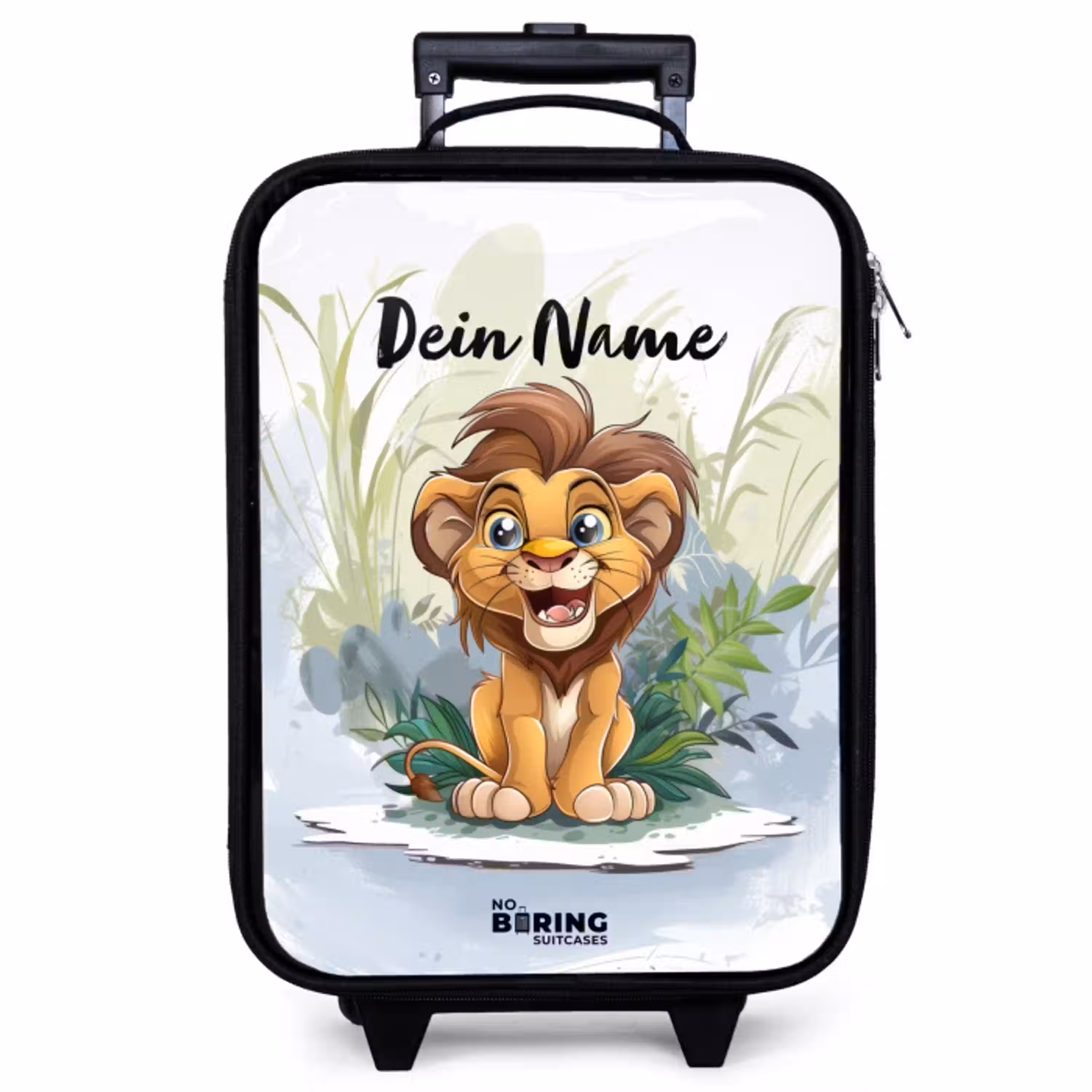 Lenny leeuwtje Kinderkoffer - Zwart klein -zzz_website3d