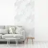 Minimalistisch - Wit - Grijze aders fotobehang vinyl groot 64 -woonkamer