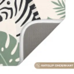 Jungle - Rustiek - Pastel Badmat klein -USP_AntislipNL