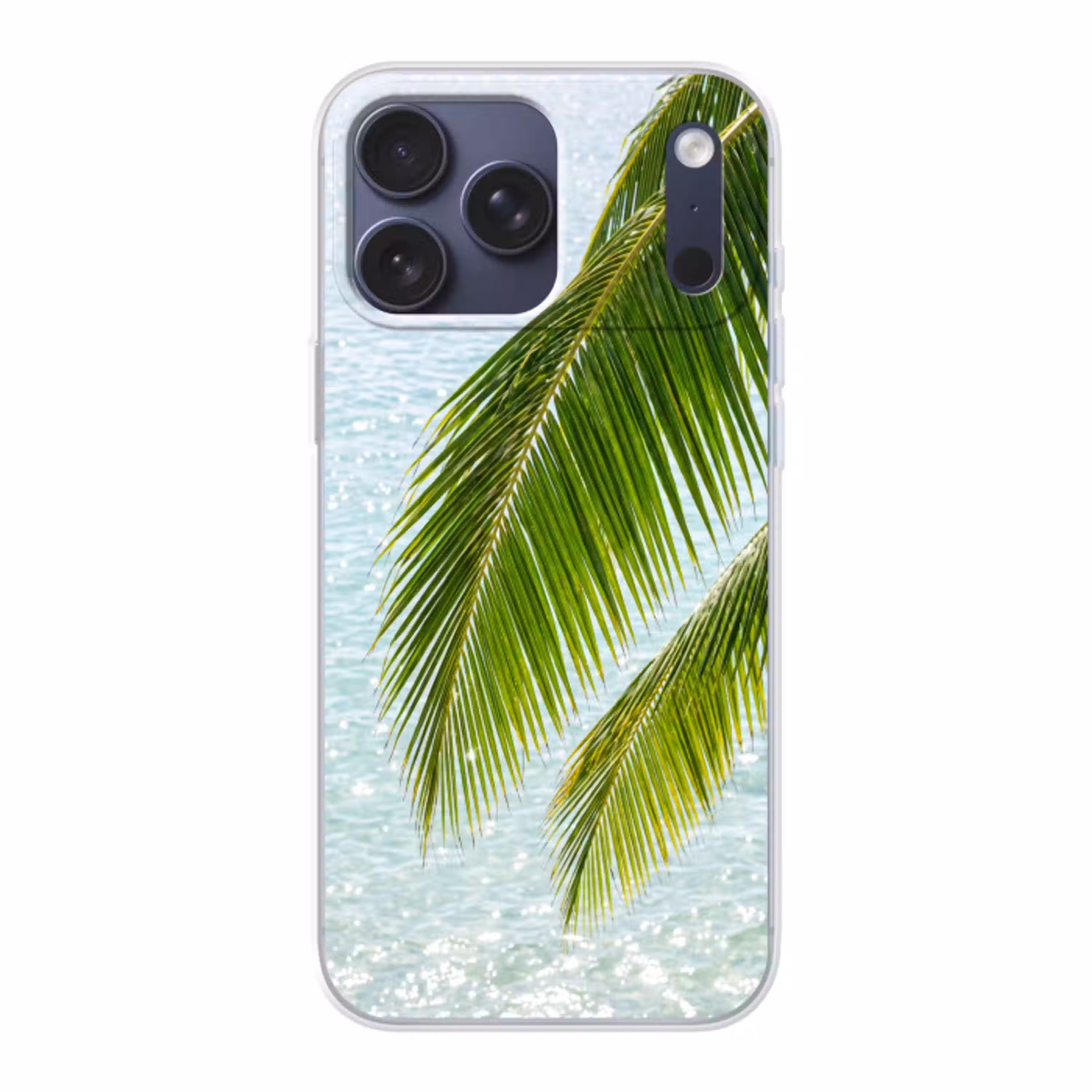 Boom - Bladeren - Water - Tropisch - Groen Telefoonhoesje iPhone 17 Pro Max klein -3d