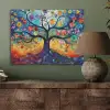 Kunst - Levensboom - Bloemen - Hippie PET vilt klein -sfeer2