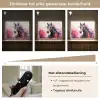 Paard - Dieren - Meisje - Roze Light Box met batterij (Wandlamp kind) middel -USP_dimbaarNL