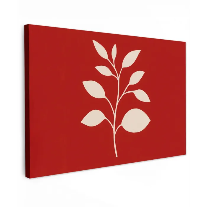 Silhouet - Bladeren - Tak canvas 2cm klein -z3d
