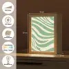 Zebrapatroon - Groen - Retro Light Box met kabel (Tafellamp) klein -USP_websiteoverzichtDE