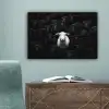 Schapen - Wit - Duisternis canvas 2cm klein -sfeer4