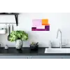 Vlakken - Abstract - Rechthoekig - Oranje Muursticker klein -keuken