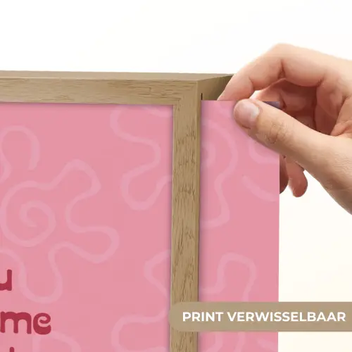 Tekst - Rood - Moederdag Light Box met batterij (Wandlamp) middel -USP_websiteprintNL
