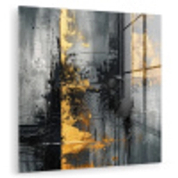 Modern - Goud - Grijs - Patroon plexiglas 5mm klein -zzzproduct_nieuw