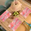 Roze - Surfen - Zee Placemat vinyl groot -zzsfeer5_Kitchenyeah-website