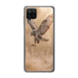 Buizerd - Roofvogel - Natuur - Bruin Telefoonhoesje Samsung Galaxy A12 klein -3d