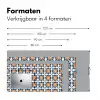 Traditioneel - Tegel - Oranje Muismat XXL klein 681 -sfeer5