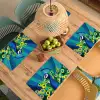Pauw - Cirkels - Blauw Placemat vinyl groot -zzsfeer5_Kitchenyeah-website