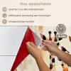 Giraffen - Cartoon - Crème keuken achterwand spatscherm klein -spatscherm_NL
