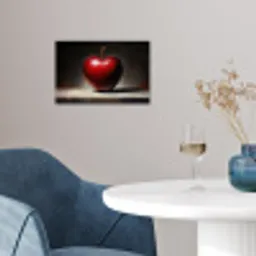 Apple - Hart - Rood poster papier klein -sfeer3