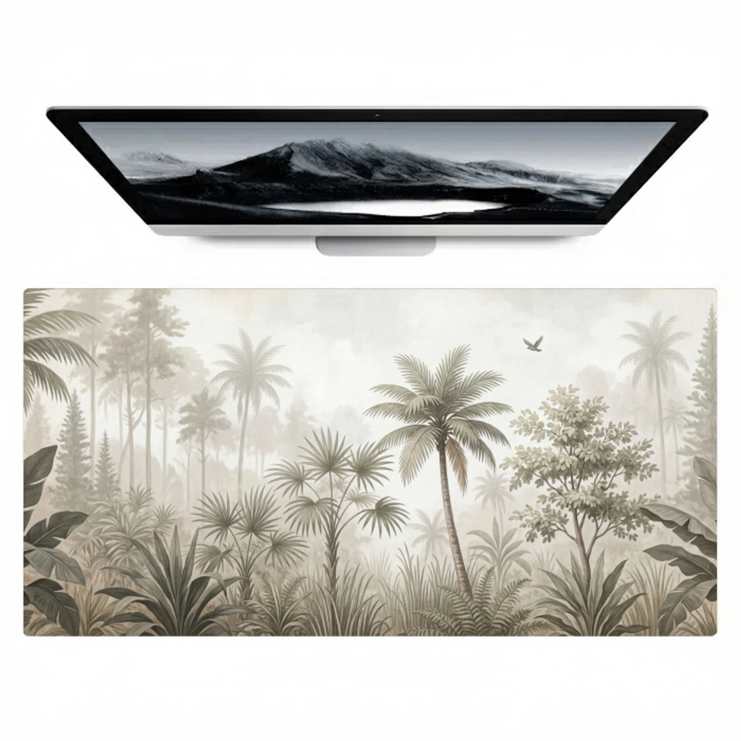 Jungle - Palmbomen - Natuur Muismat XXL klein -zzz3d