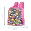 Beestjes met Grote Oogjes Kinderrugzak - Roze middel -productfoto_formaten