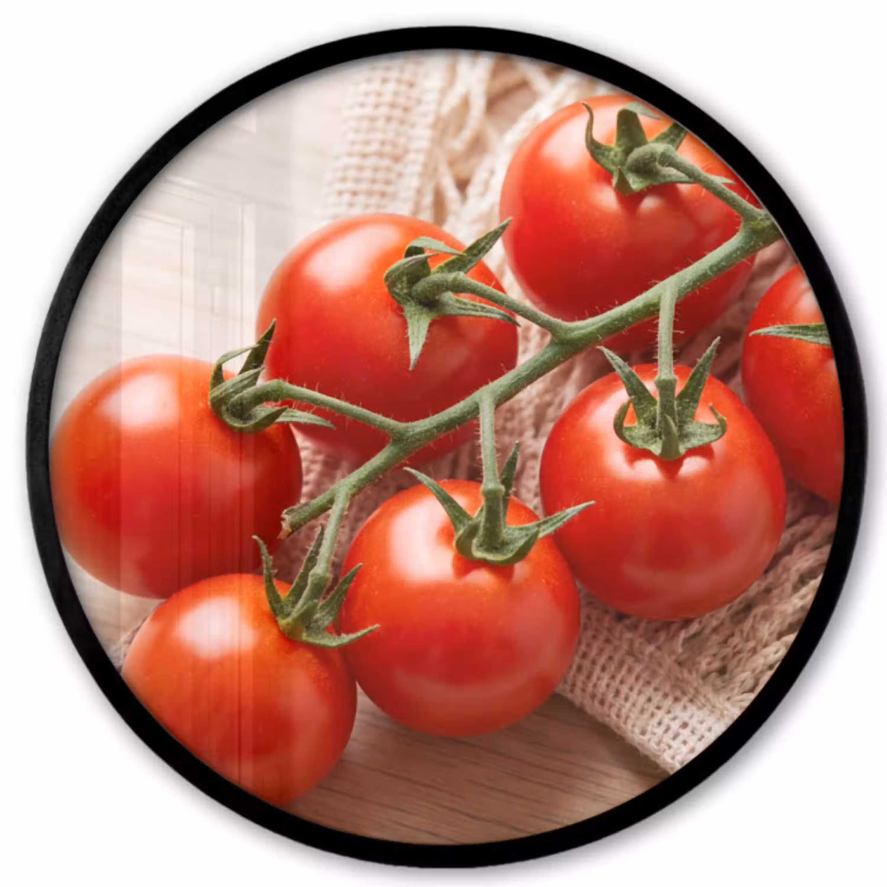 Tomaten - Vers - Eten Fotolijst rond zonder passe partout klein -3d