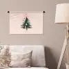 Christmas Season - Kerst - Kerstboom - Roze Wandkleed katoen klein -sfeer4