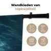 Vuurtoren - Rots - Zee - Golven Wandkleed katoen klein -sfeer2