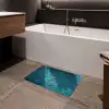Vrouw - Water - Bikini - Oranje Badmat klein -sfeer3
