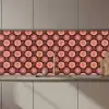 Retro - Madelief - Roze keuken achterwand 2 middel 871 zz_3dshopping
