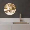 Wijn - Wijnglazen - Wit KitchenYeah - Keuken - Wandcirkel Forex klein -sfeer1