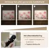 Bloemen - Roze - Kunst - Abstract - Aquarel Light Box met batterij (Wandlamp) middel -USP_dimbaarNL