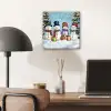 Vrolijk -  Sneeuw - Kleurrijk aluminium wit klein -sfeer5