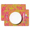 Neon - Zebra - Roze - Groen Placemat vinyl groot 368 -zzsfeer2_Kitchenyeah-website