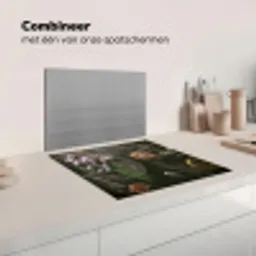 Bieslook Bloesem en Antieke Keukenwaren Inductie beschermer vinyl 3mm middel -wsfeer7_website