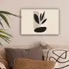 Plant - Beige - Japandi canvas 2cm klein -sfeer1