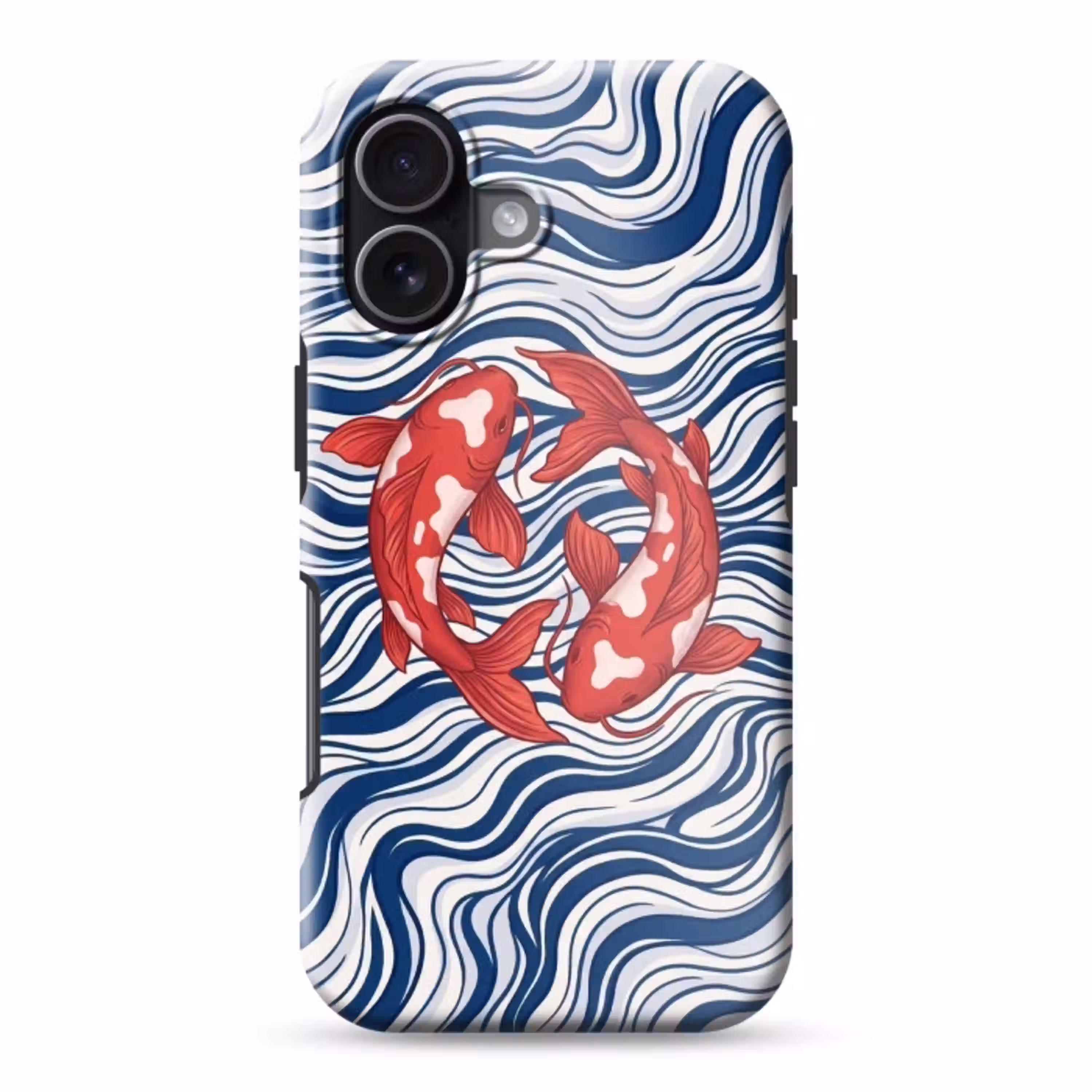 Vis - Water - Natuur - Illustratie - Rood Toughcase MagSafe Apple iPhone 17 klein -3d