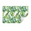 Bladeren - Monstera - Jungle - Tropical Muursticker klein -3d