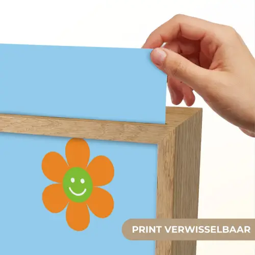 Bloem - Smiley - Kleurrijk Light Box met kabel (Kinderlampje) klein -USP_websiteprintNL